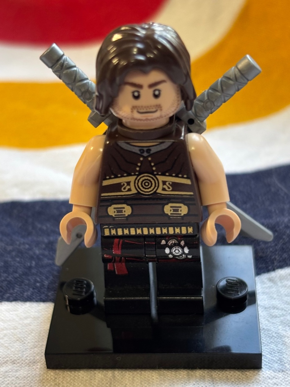 LEGO PRINCE OF PERSIA "Dastan~ with scabbard" pop004 Comes with stand & accessor